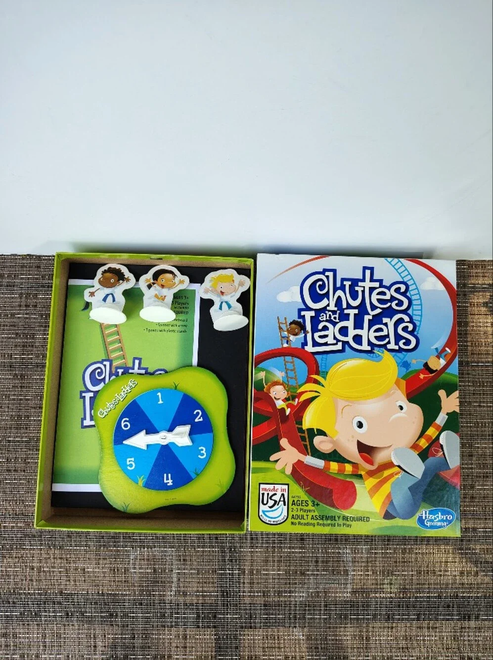 Hasbro Games Chutes And Ladders Board Game Complete With All Pieces